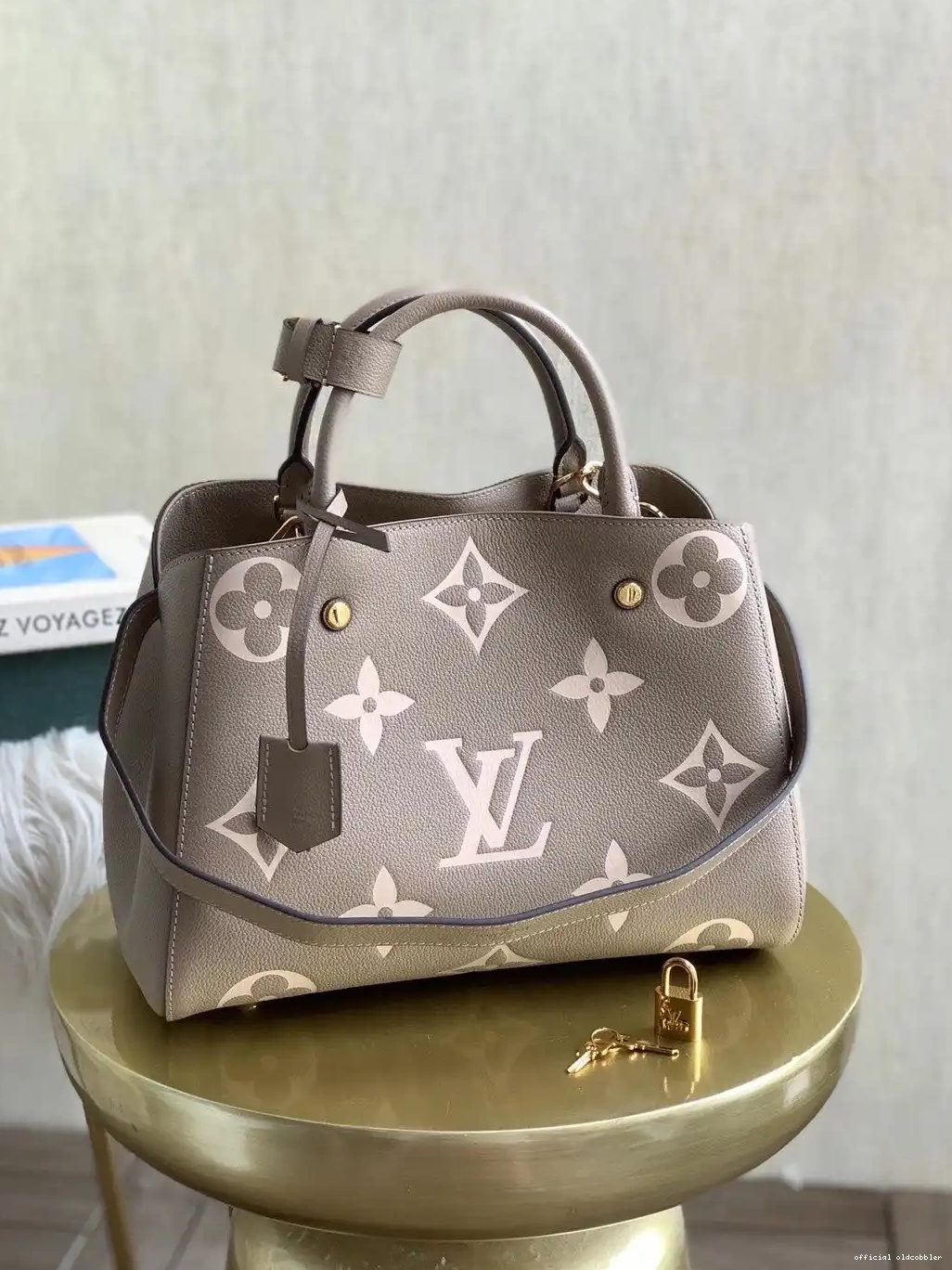Official oldcobbler VUITTON MONTAIGNE LOUIS MM 0621
